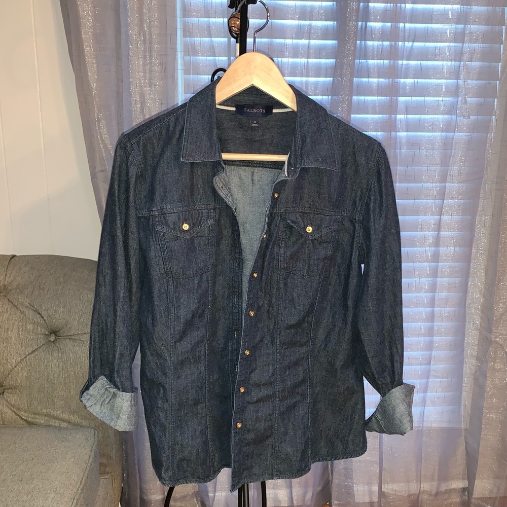 Talbots women jean jacket